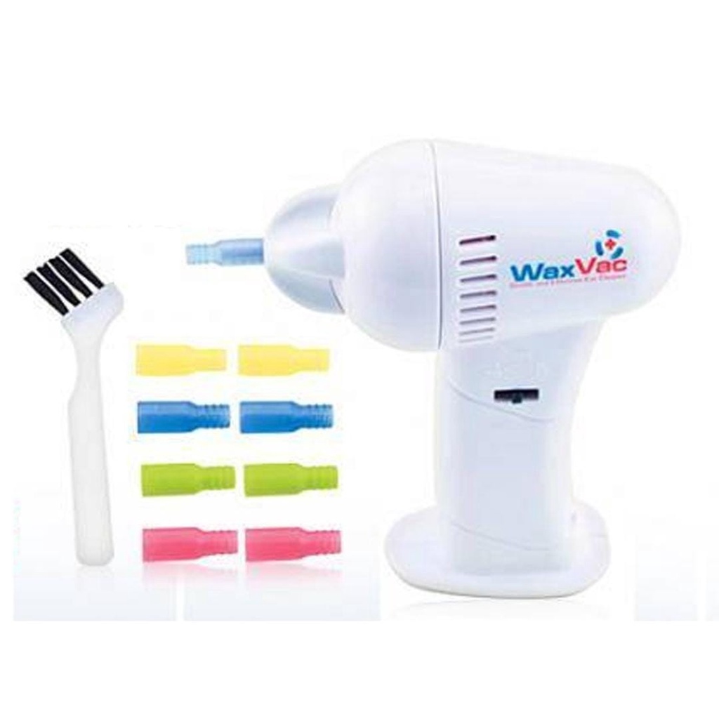 Electric Plastic Ear Wax Vac Remover Kit And Ear Cleaner Smart Swab