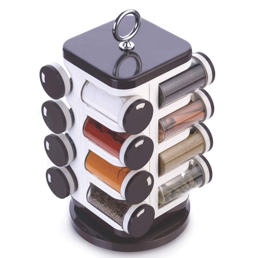 Revolving Spice Rack Masala Box Spice Box Masala Rack Trolley Rack