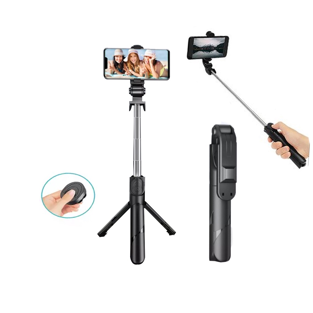 DAGTUL XT 02 Mobile Tripod Cum Selfie Stick Bluetooth Enabled Selfie