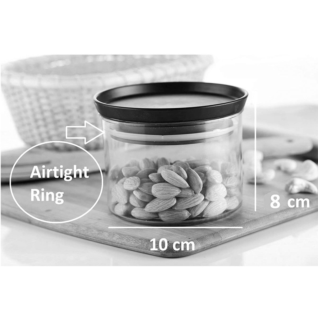 Solomon™ Premium Quality Unbreakable Sturdy Transparent Jar 