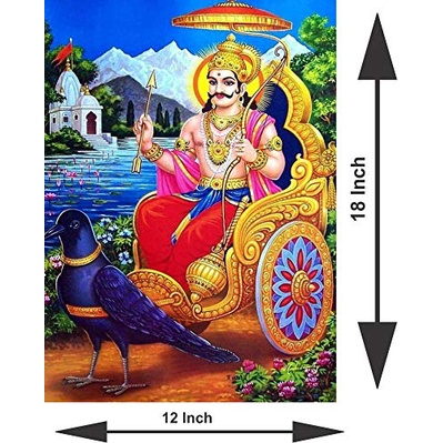 Surmul God Shani Dev Waterproof Vinyl Wall Sticker Living Room Home Office Shopee India