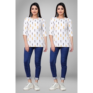 white short kurti with jeans