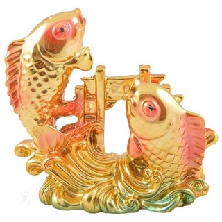 Golden Vastu Feng Shui Colorful Fish For Good Luck and Prosperity ...