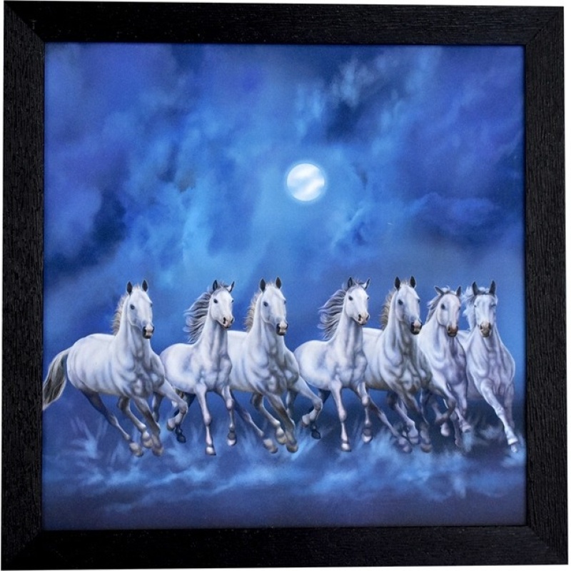 TS NANDA TS NANDA SUNRISE SEVEN HORSES UV COATED PRINTING PHOTO ...