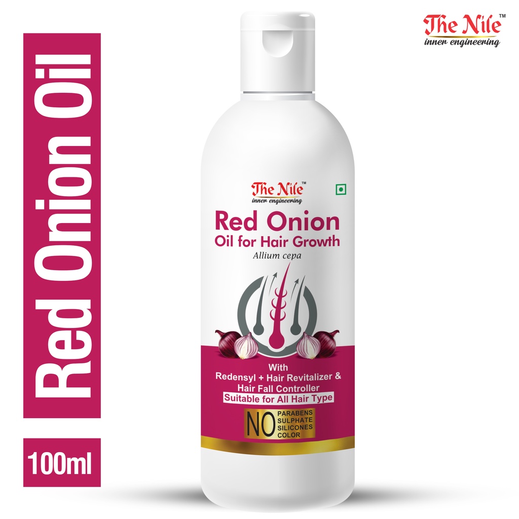 The Nile Red Onion Oil with Redensyl + Hair Revitalizer ,Hair Regrowth