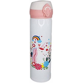 A blue unicorns, 330ml Unicorn Water Bottle Sparkling Glitter Stainless Steel Thermos for Hot Drinkings Double Wall Vacuum Thermos Kids Water Bottle Unicorn Gifts for girl BPA Free