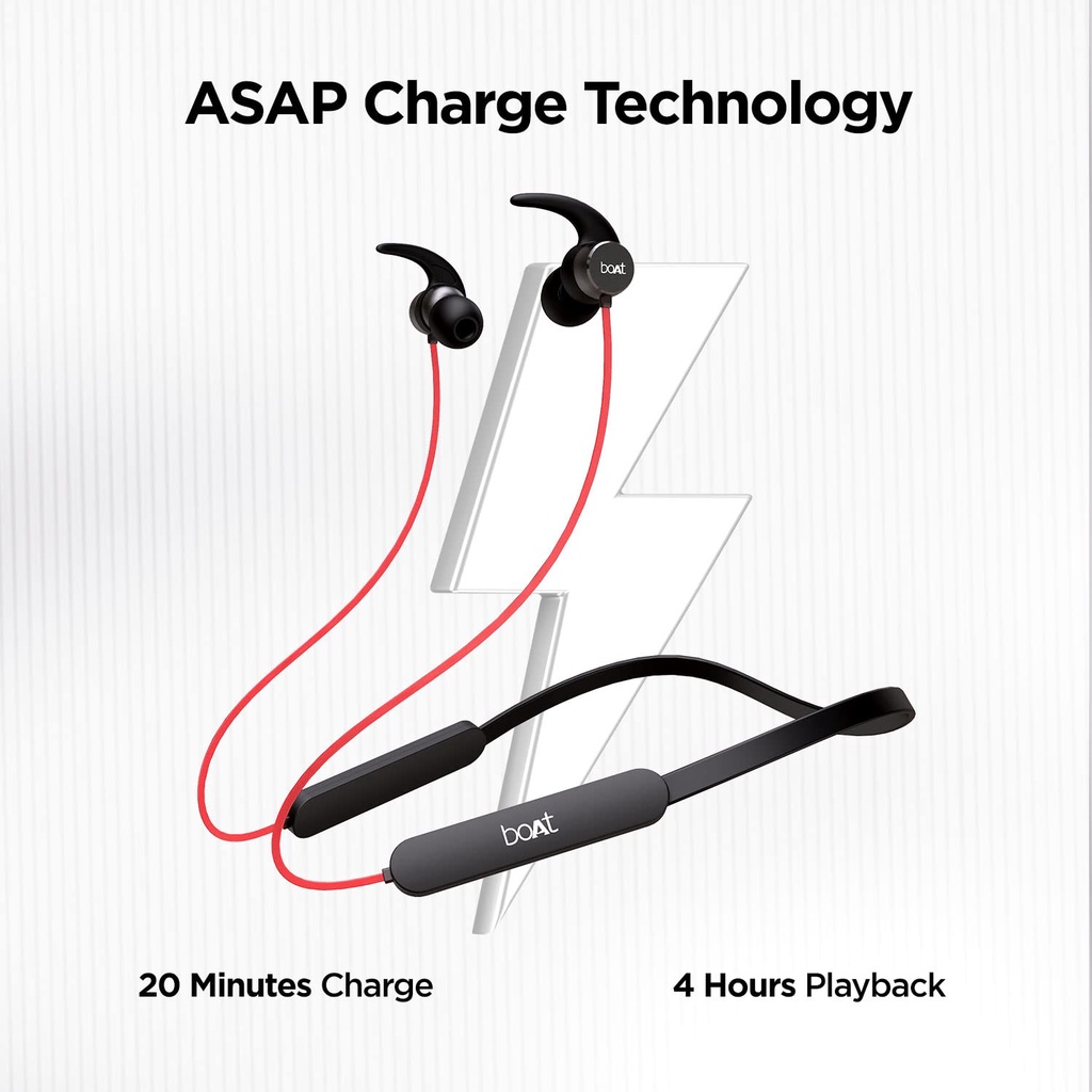 BoAt Rockerz 255 Pro Bluetooth Wireless in Ear Earphones with Mic