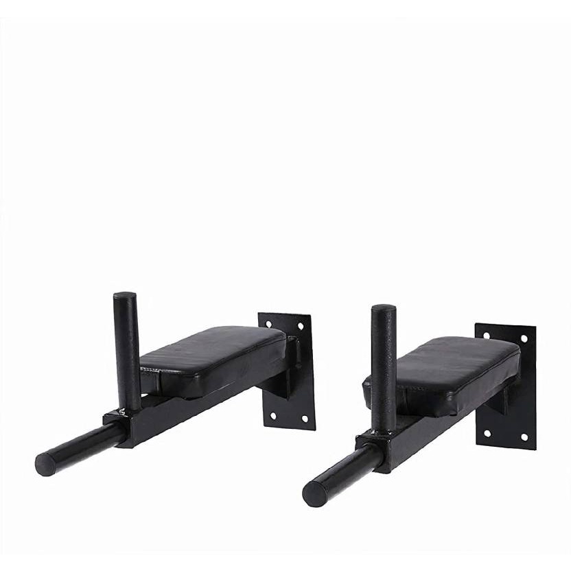 Muscles & Mind Gym Equipments Wall Mounted Bar for Dips , Leg Raise and