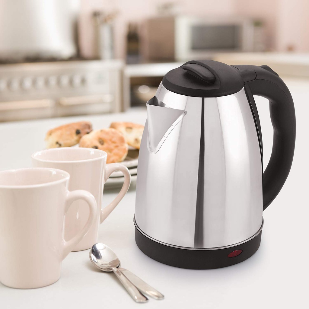 MBZU00E09 Electric Kettle (1.8 L, Silver, Black) Shopee India