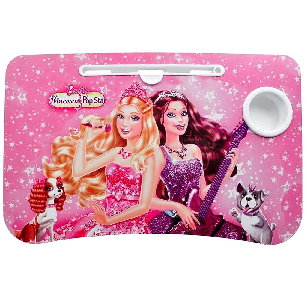 Barbie Print MultiPurpose Laptop Desk for Study and Reading with