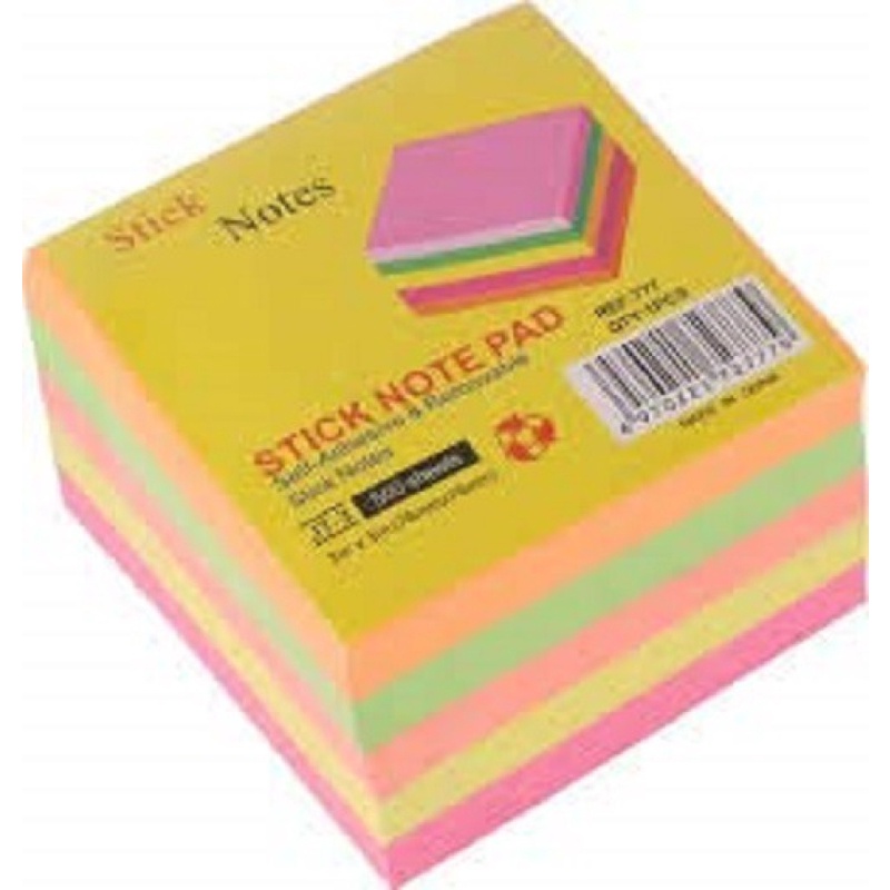 Samvardhan 400 Sheets (3X3) Fluorescent Paper Self Adhesive and ...