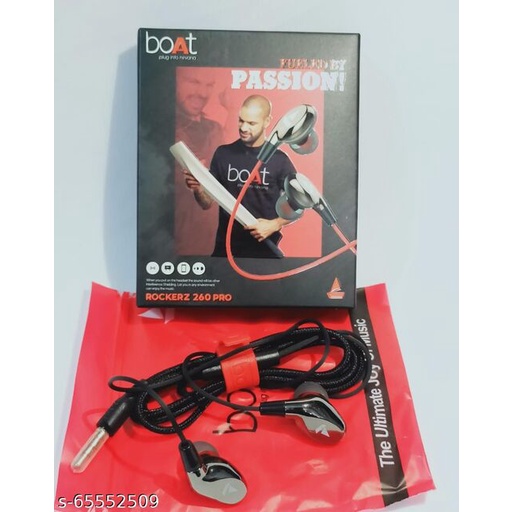 Boat Rockerz 260 Pro Wired In the Ear Shopee India