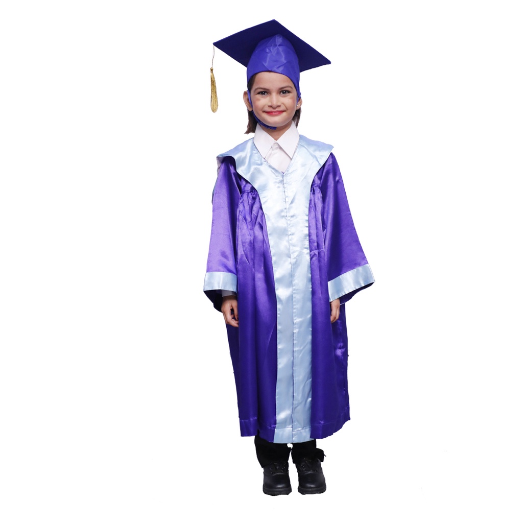 Convocation Graduation Gown Costume Dress for Kids Complete Set Gown ...