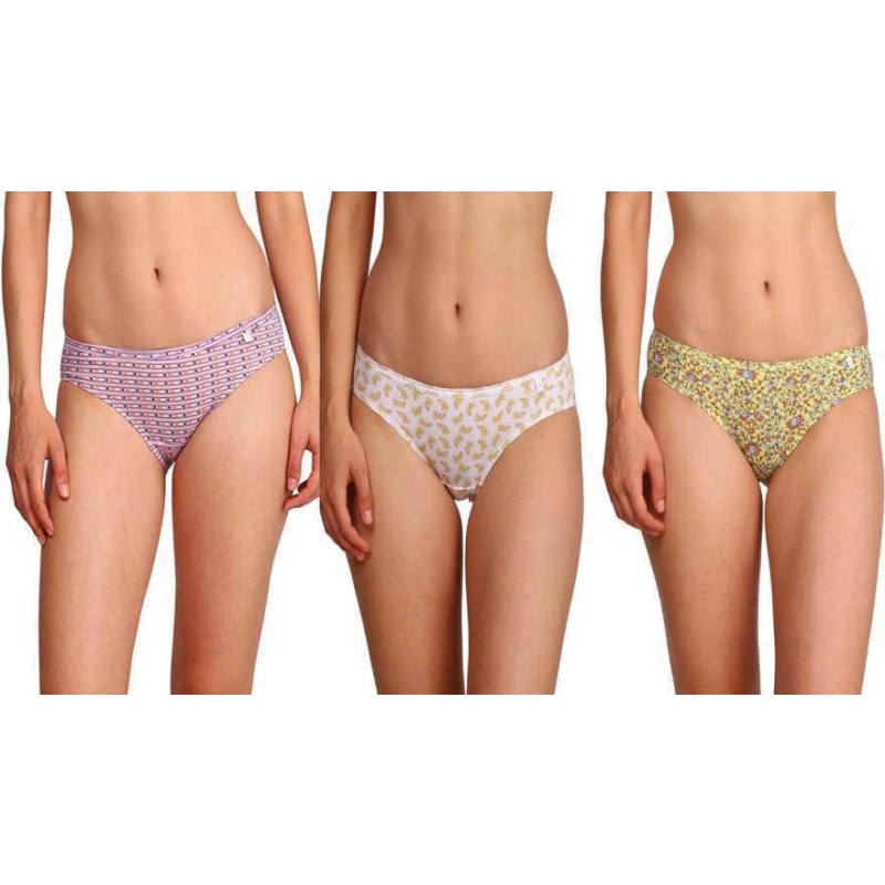 JOCKEY Women Bikini Multicolor Panty (Pack of 3L) Shopee India