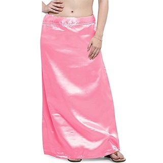 Sharvgun Women Saree Petticoat Satin Silk Underskirt Lining for Sari