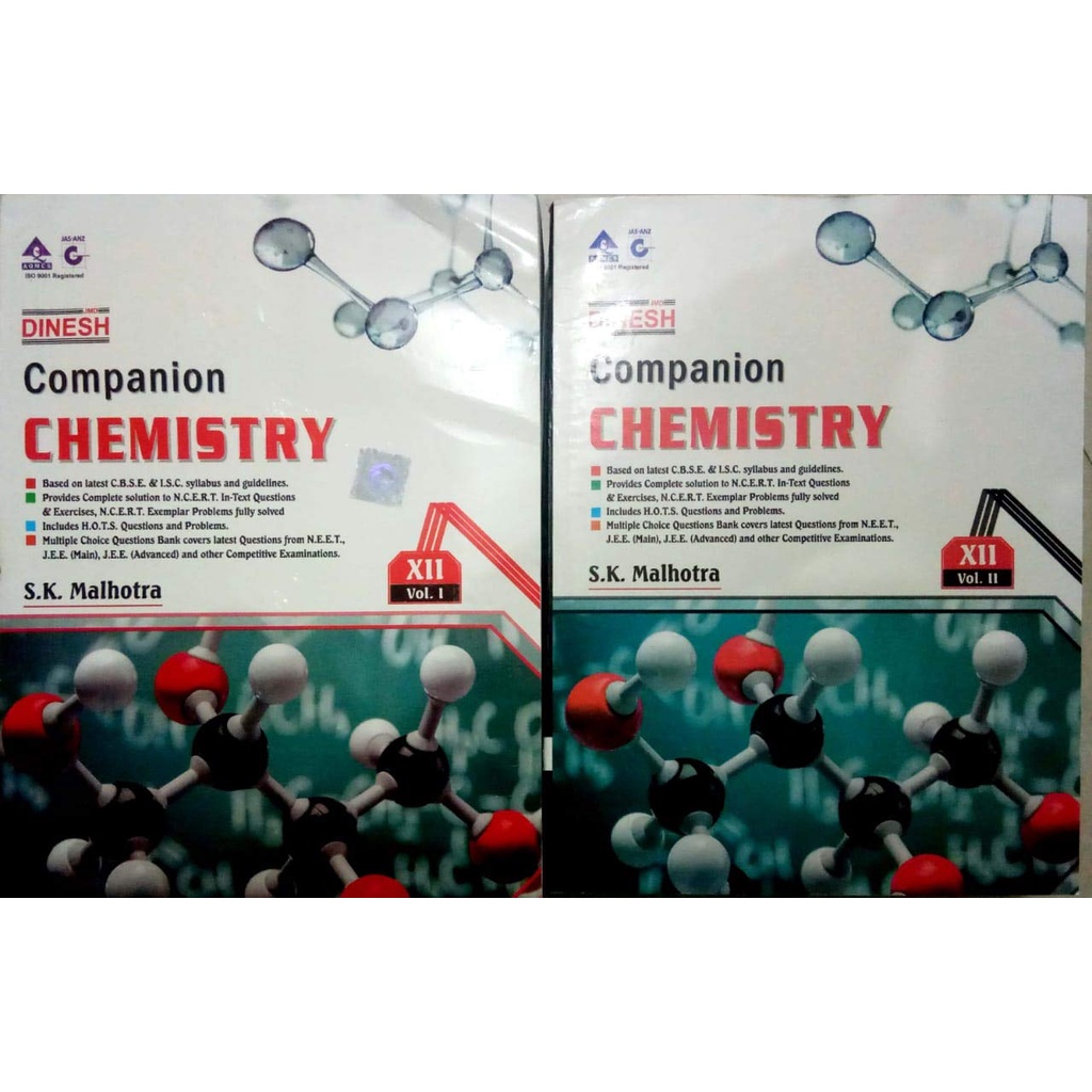 Companion Chemistry For Class 12(2 Volume Set) | Shopee India