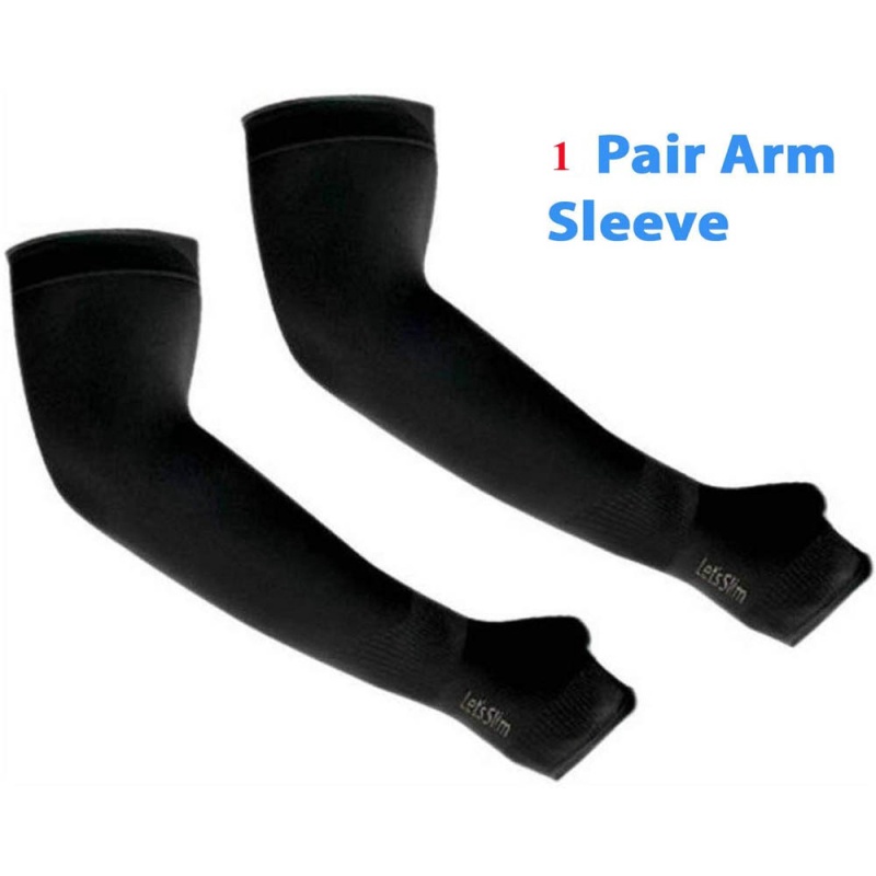 Coverup Nylon Arm Sleeve For Men & Women (Free, Black) Shopee India