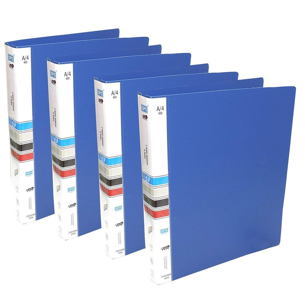 SPS Presents Plastic File Folder 403 2D Ring Binder A4 Size Tough ...