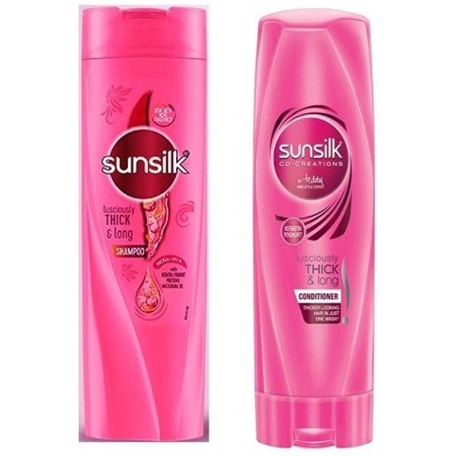 SUNSILK lusciously thick & long shampoo & lusciously thick & long