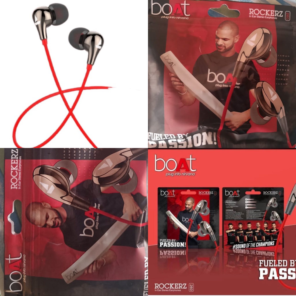 BOAT ROCKERZ 260 EARPHONE Shopee India