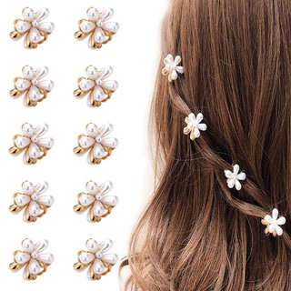 Sweet Flower Shell Duckbill Clip Hairpin Barrette Women Party Hair Accessories