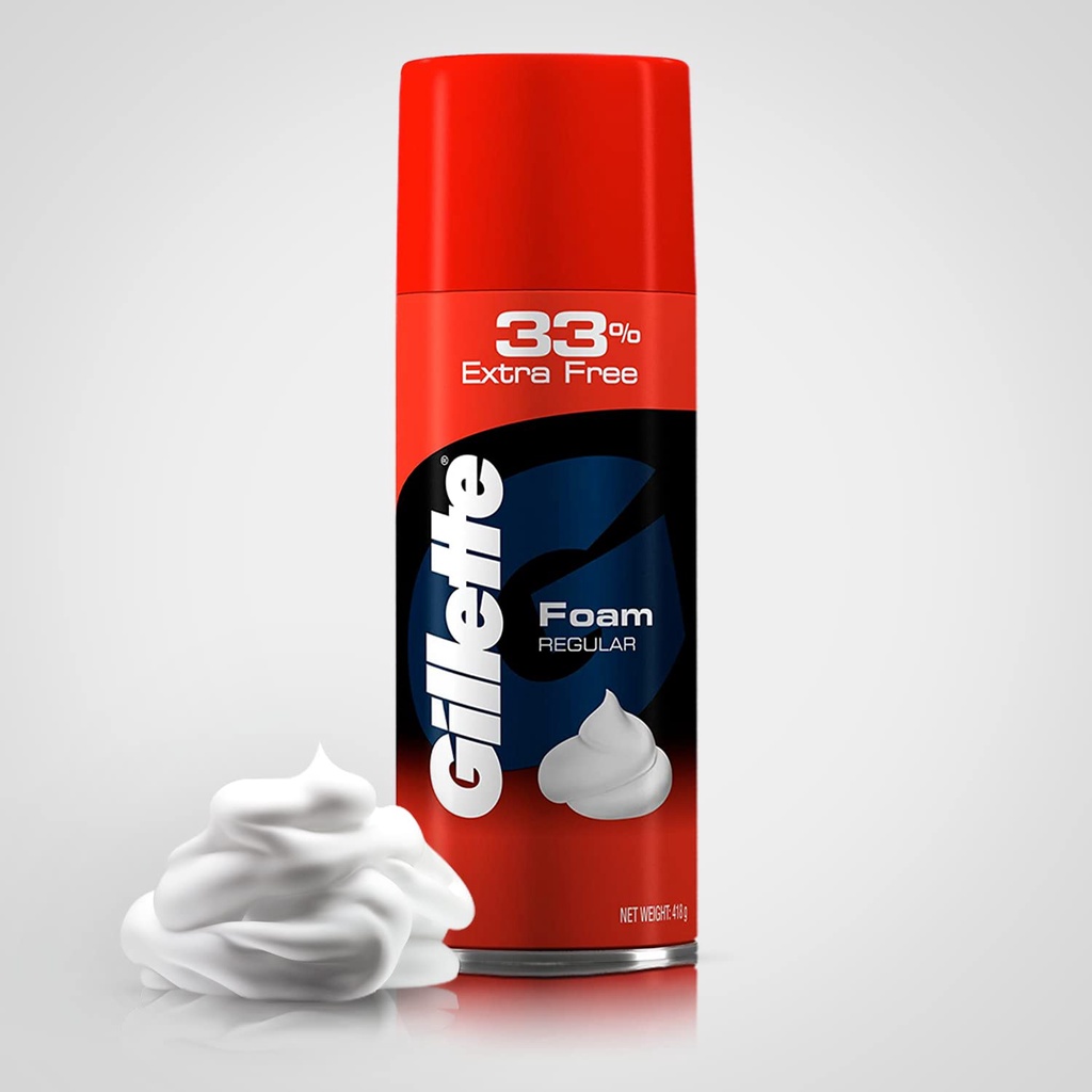 GILLETTE Regular Shaving Foam 418g Shopee India