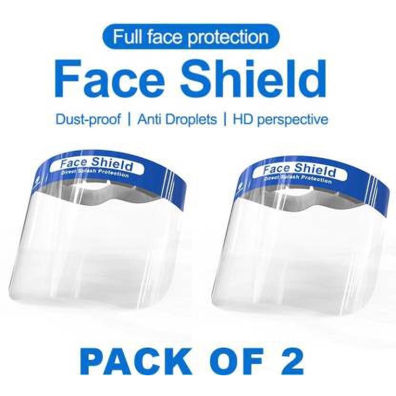 MOCNP MOCN Transparente Anti Gotita A Prueba De Polvo Spittle Protege Full Face Covering Máscara Visor Shield Protective 