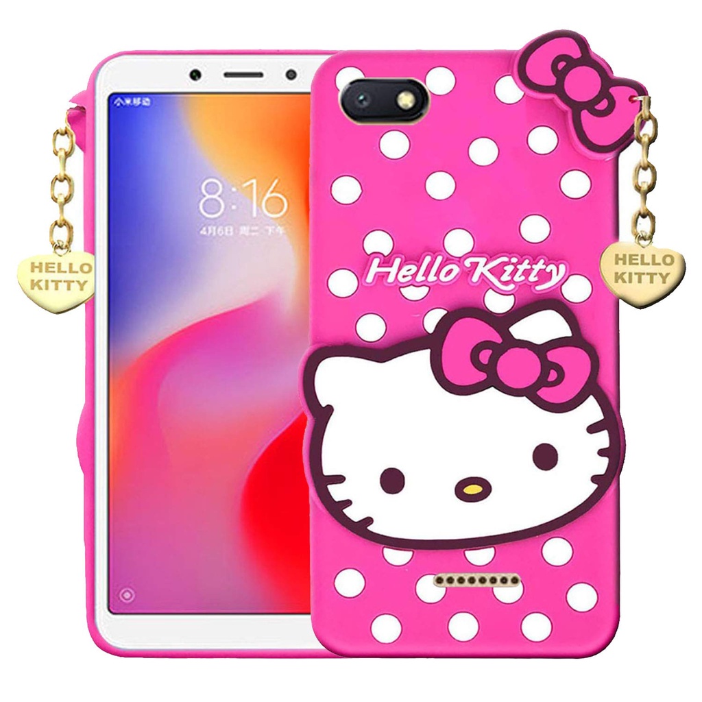 Clickaay Back Cover For Xiaomi Redmi 6a Premium Hello Kitty Cute Case For Girls Women Shopee India