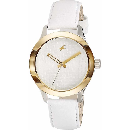 fastrack white strap watches