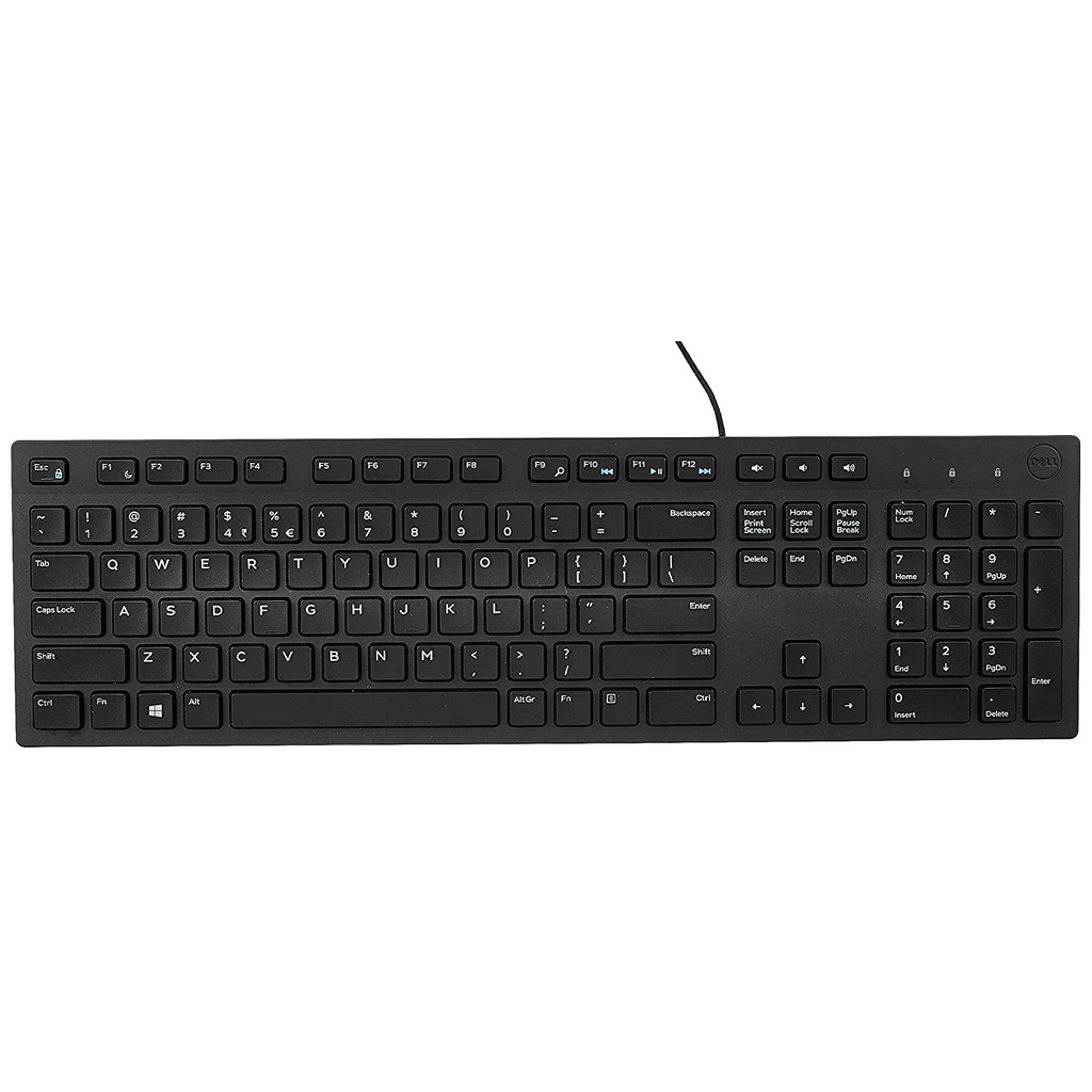 Dell Kb216 Wired Multimedia Usb Keyboard Black Shopee India 7689