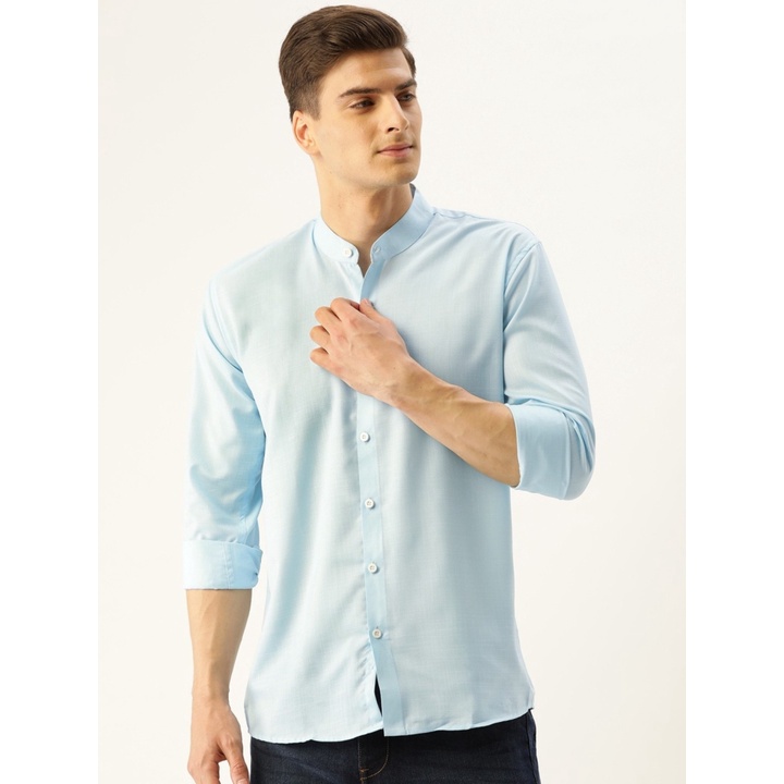 light blue shirt combination casual