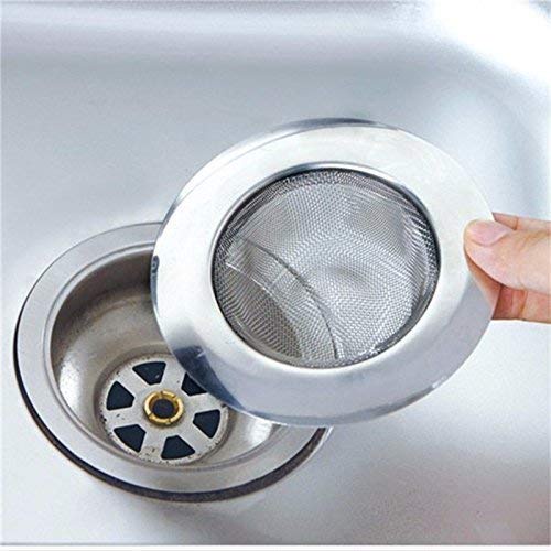 global technology Medium Stainless Steel Sink/Wash Basin Drain Strainer ...