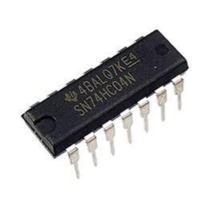 74HC04 Six 2 Input NOT Gate IC (7404 IC) DIP-14 Package | Shopee India