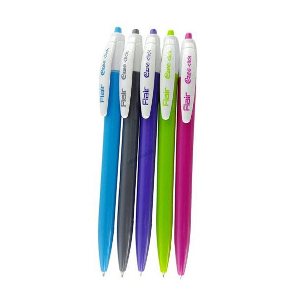 Flair Ezee Click Ball Pen(Pack of 5Pens) Shopee India