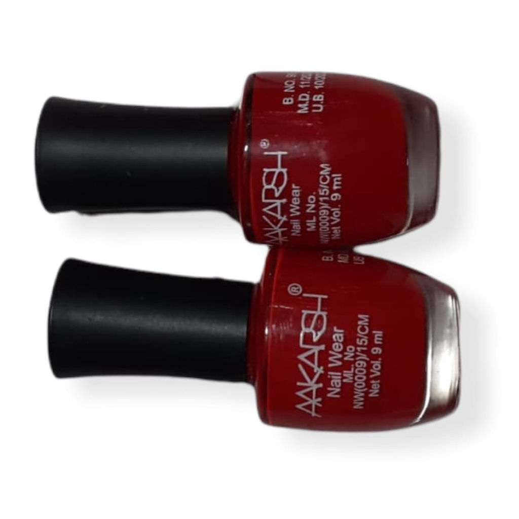 Munwari Red Nail Polish Combo Of 2 Shopee India