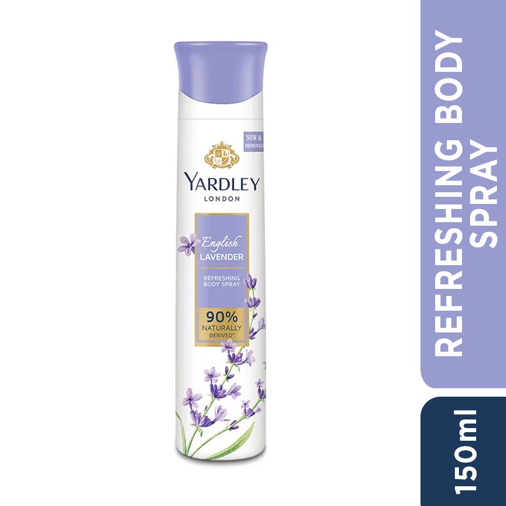 Yardley London English Lavender Refreshing Deodorant Body Spray For ...