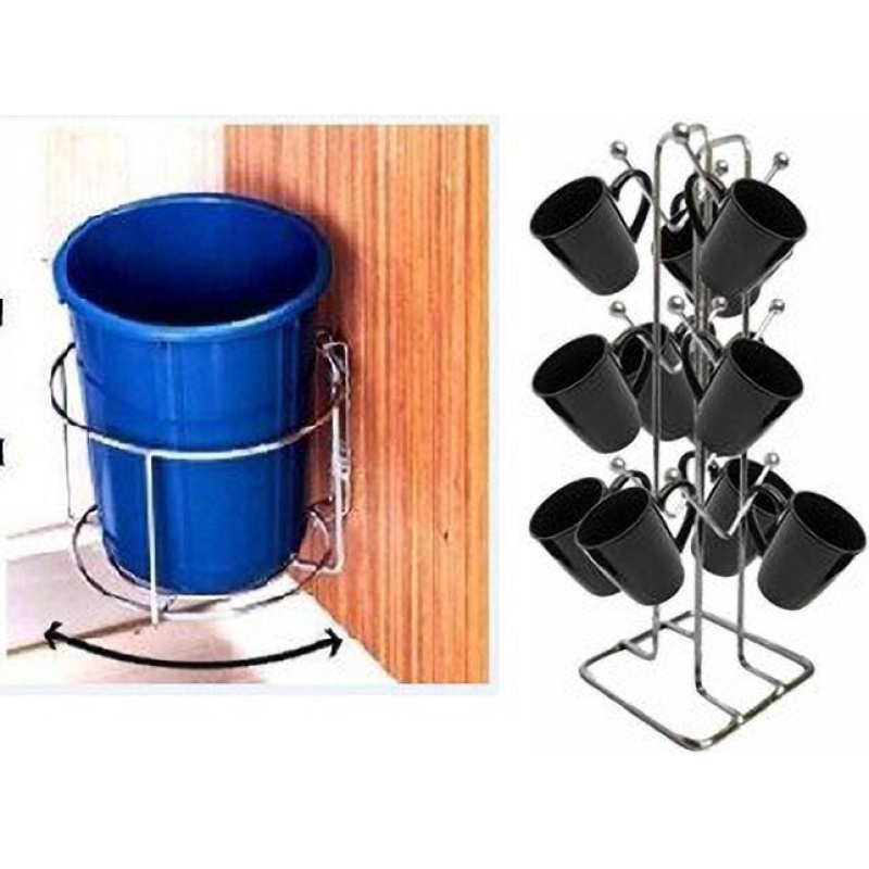 Homedmart Containers Kitchen Rack (Steel) Shopee India