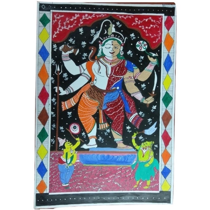 DgCrayons Fully Handmade Elegant Traditional Art Mithila Madhubani ...