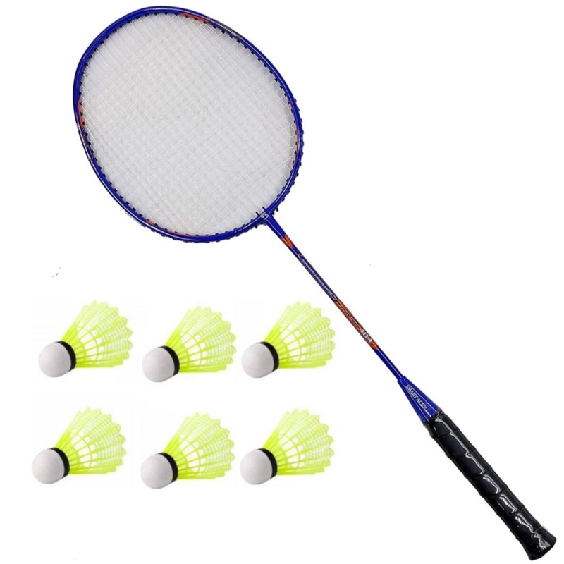 NE NEPTUNE Badminton Racket Steel Badminton Racquet with 6 plastic