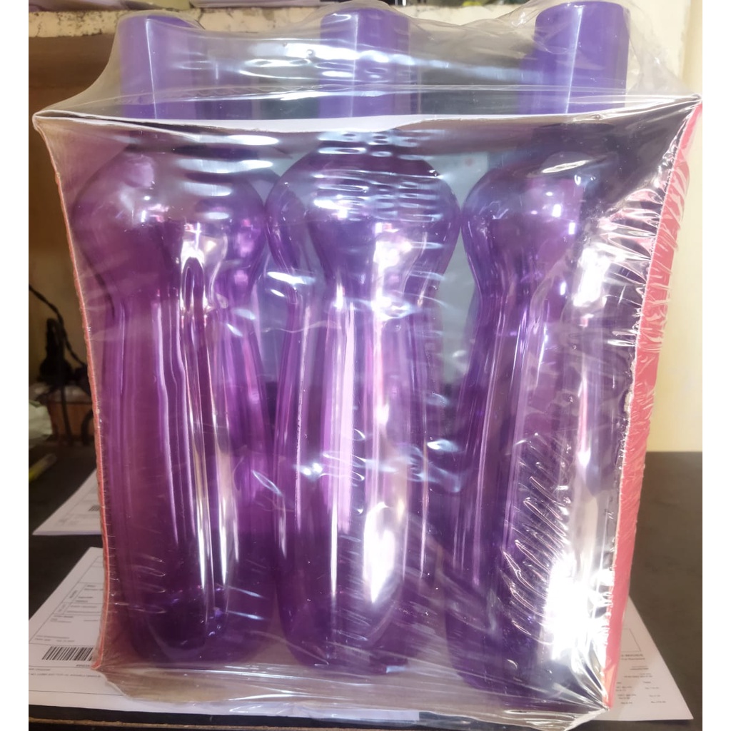 Milton Pacific Purple Plastics Fridge Water Bottle Set Of 6 1000 Ml Shopee India