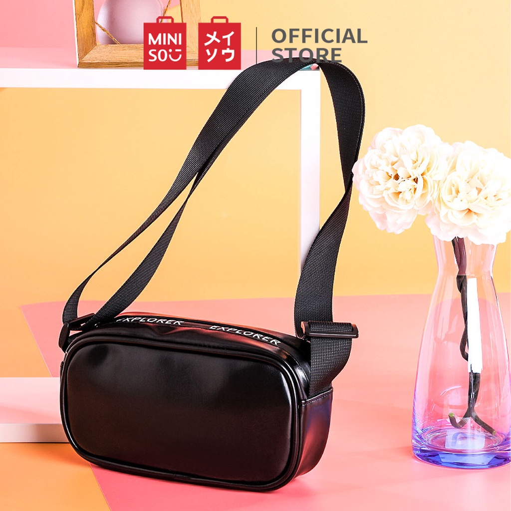 MINISO Crossbody Bag for women(Black) Shopee India