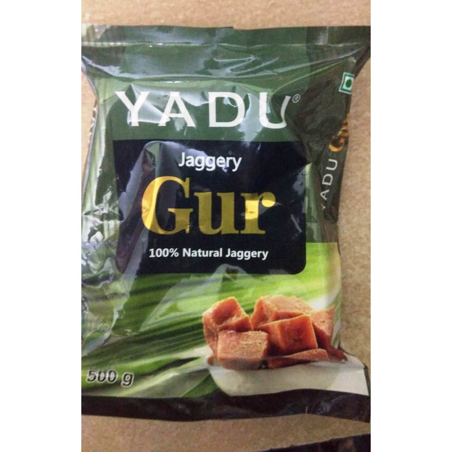 yadu Jaggery 500g*4( Gud DESI GUD Jeggary YADU ) | Shopee India