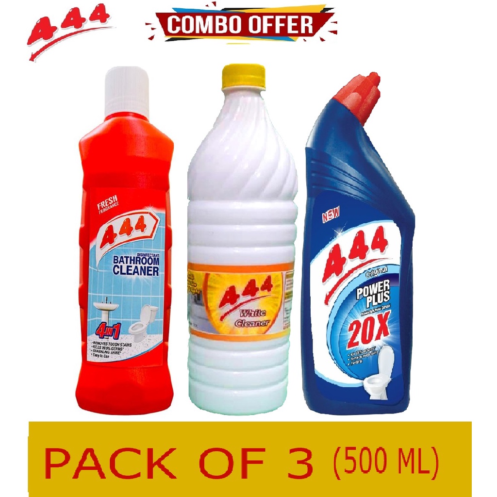 444 disinfectant combo bathroom cleaner500ML toilet cleaner 500ML and ...