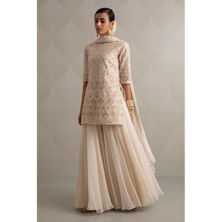 white color sharara