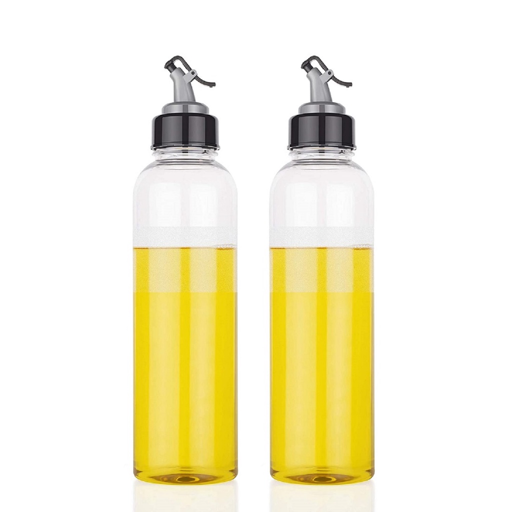Plastic Oil Dispenser, 1000ml, Pack of 2, Clear Shopee India