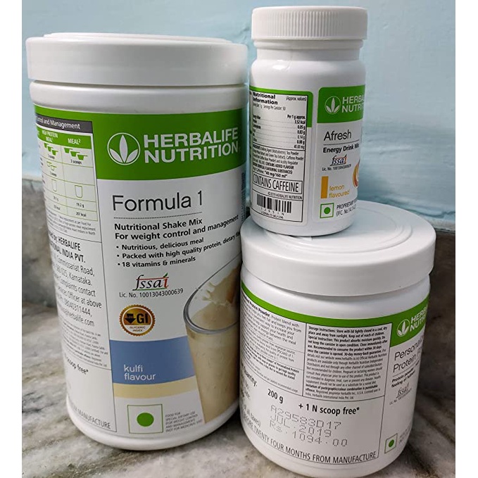 Herbalife Nutrition Weight Loss Package F1 (Kulfi) and Personalized