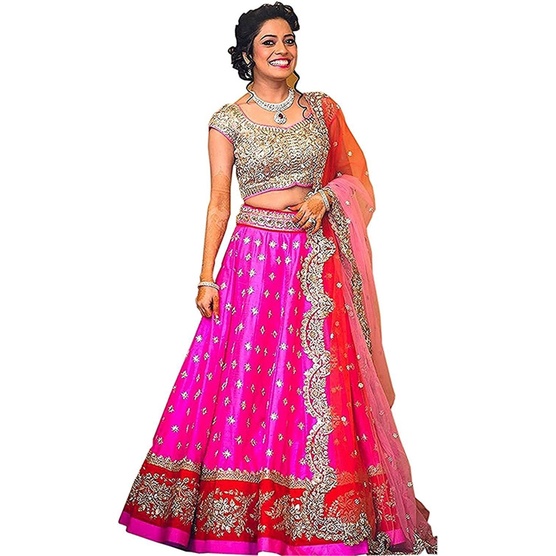 stitched lehenga suit