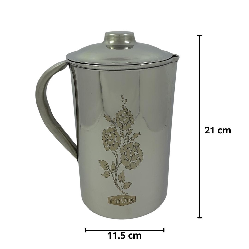 FarQue Stainless Steel Jug water jug pani ka jug ( 2 Litre) Shopee India