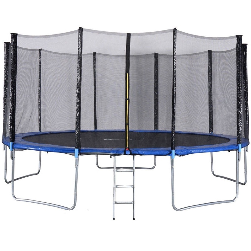 IRIS Fitness 6 Ft Trampoline with Enclosure (Multicolor) | Shopee India
