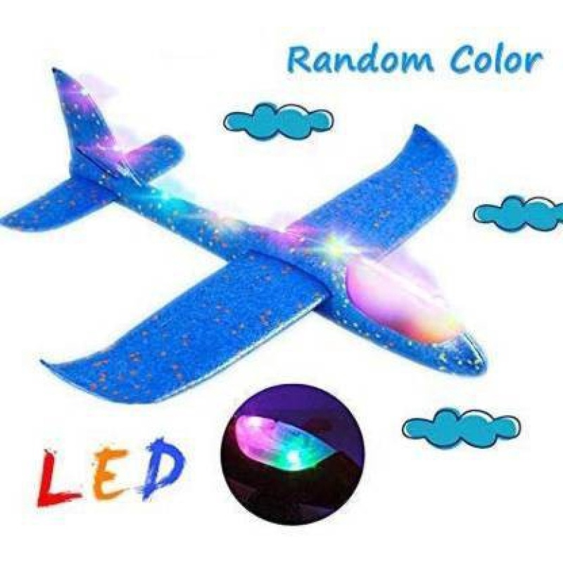 Flashing Light Airplane Flashing Led Light Throwing Foam Airplane Dual